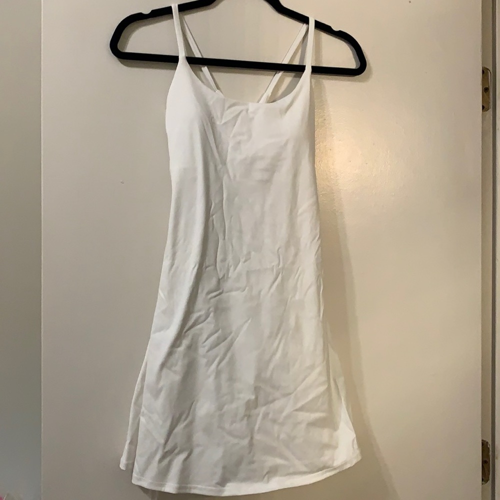 White workout dress HALARA NWT